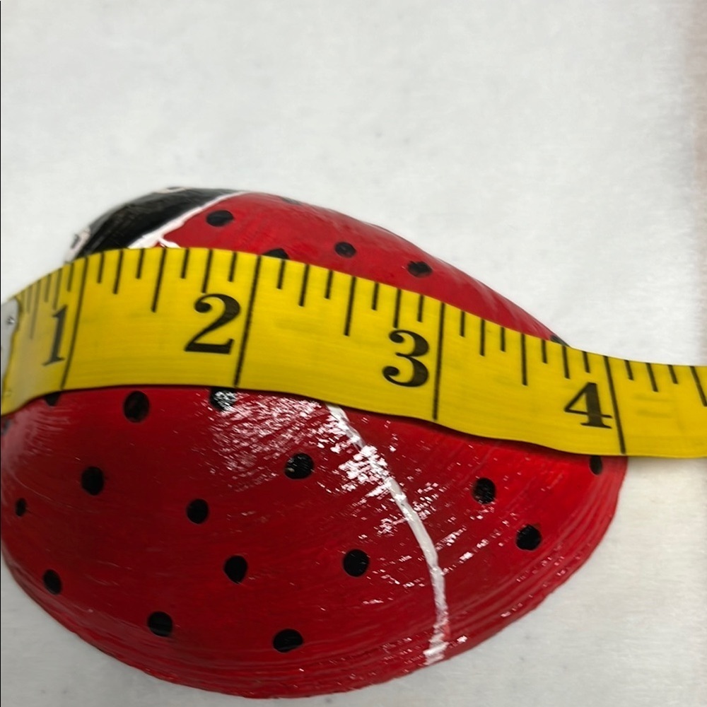Hand Painted  Ladybug Shell - Picture 8 of 9